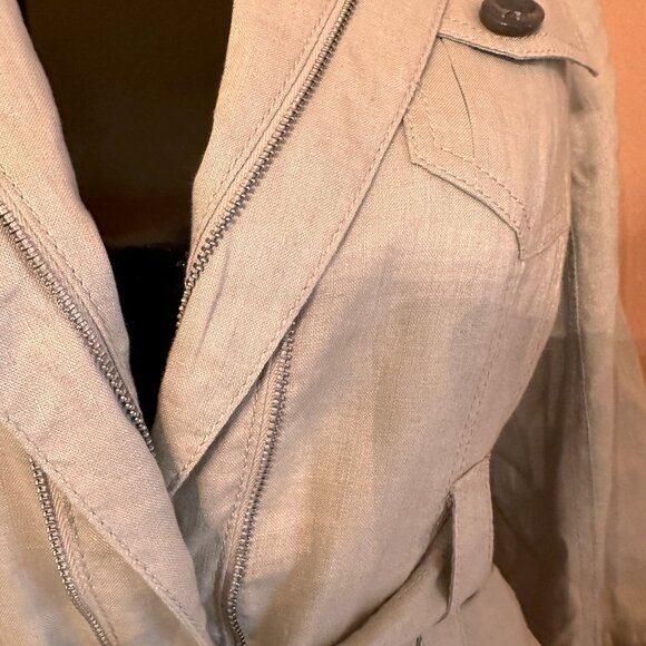 Ann Taylor Linen Safari Jacket - Picture 5 of 6
